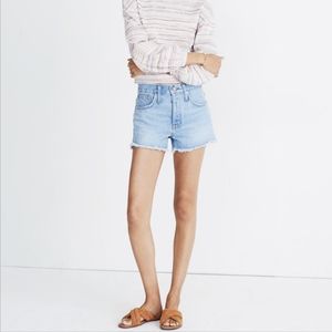 NWOT Madewell relaxed denim shorts